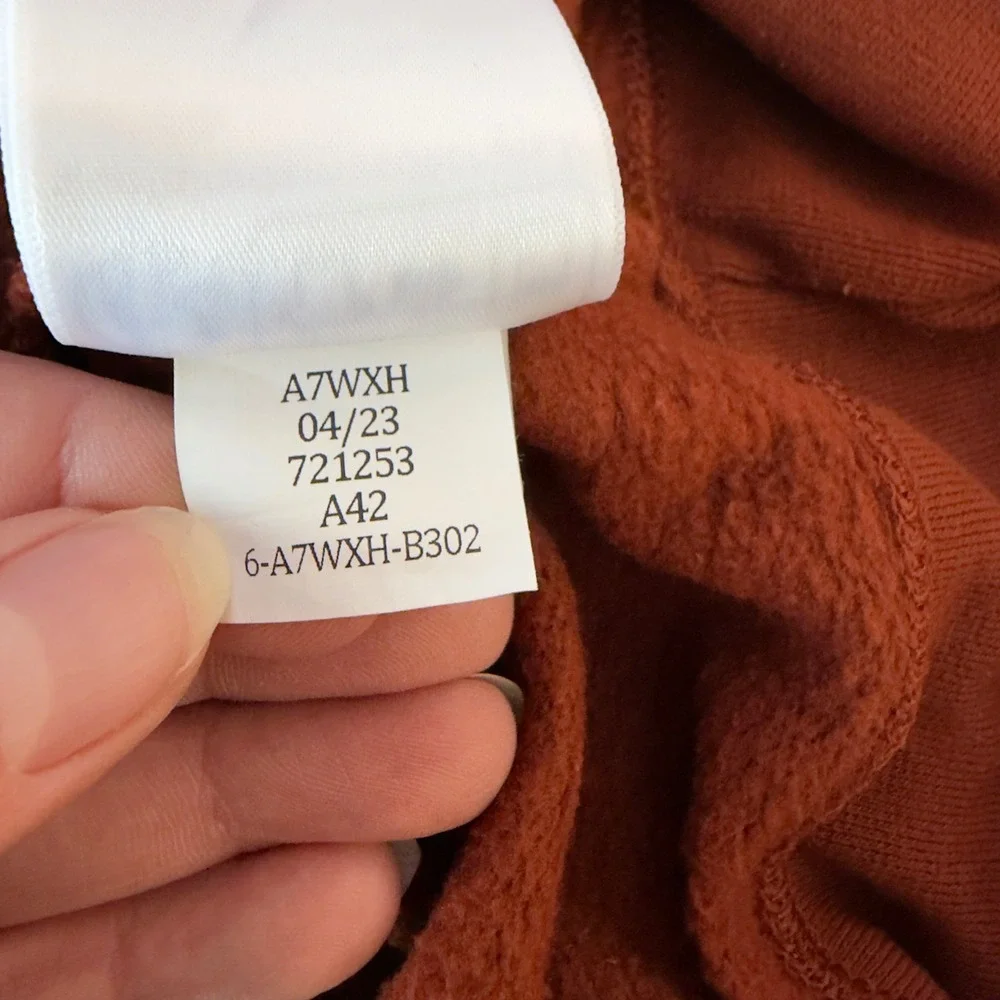 The North Face Men's Heritage Patch Mens Crewneck Sweatshirt Size L Brown Rust